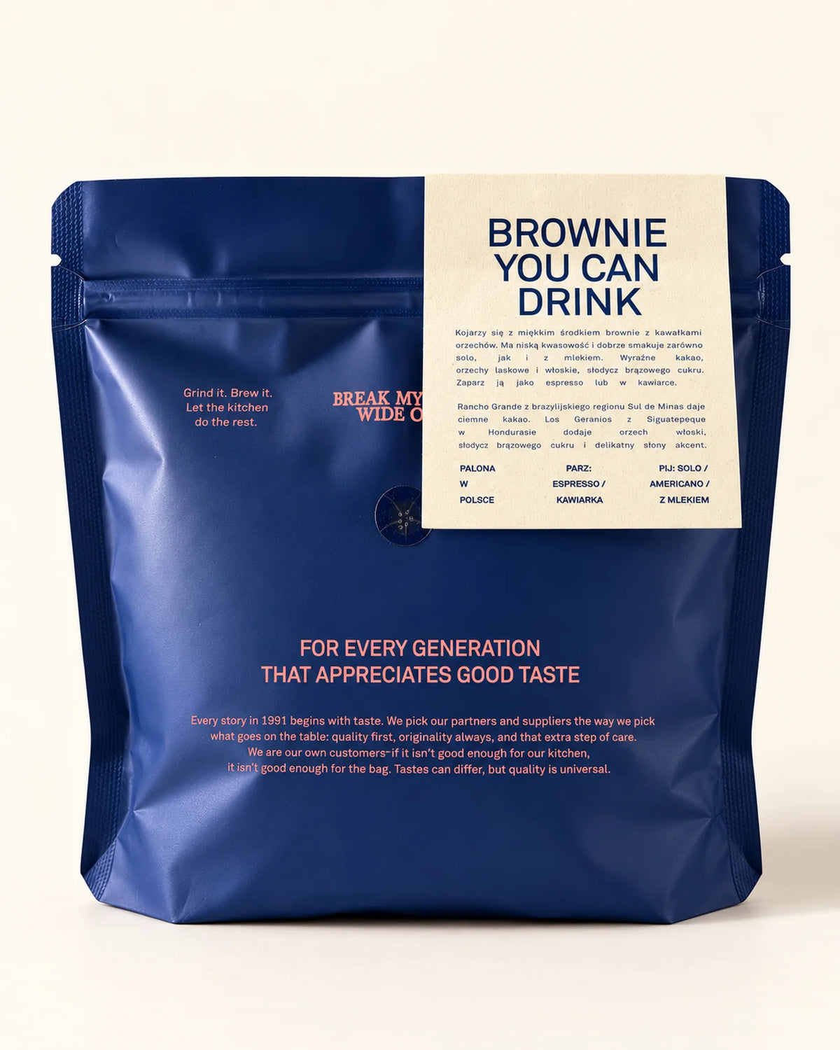 Kawa Nutty Brownie, detal produktu