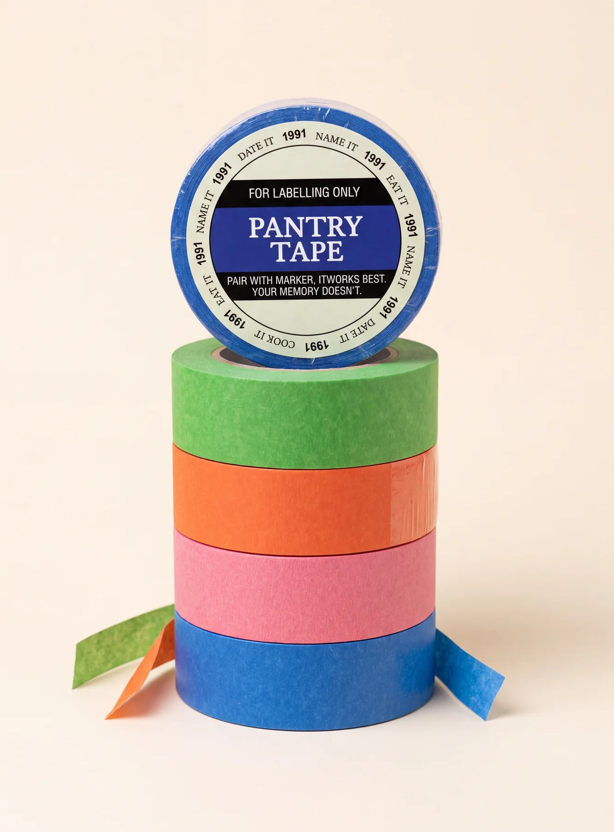 Pantry Tapes, etykieta opakowania