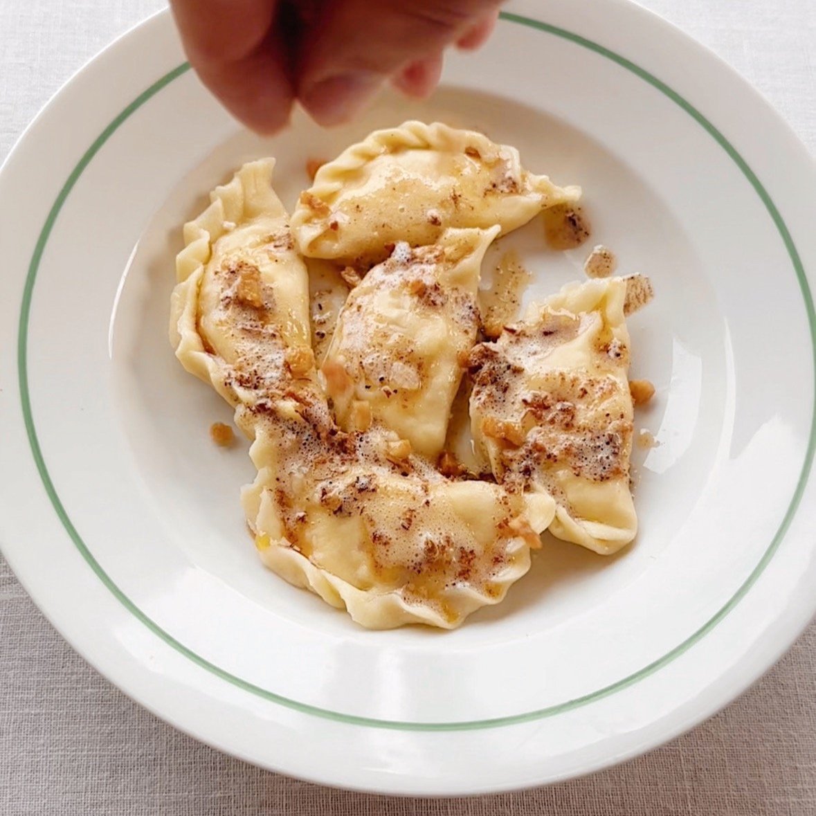 Polsko-tajskie pierogi Massaman